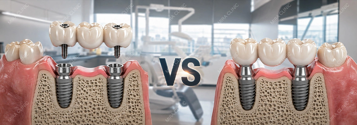 Bridge implantaire vissé vs scellé: lequel est le plus facile à entretenir?