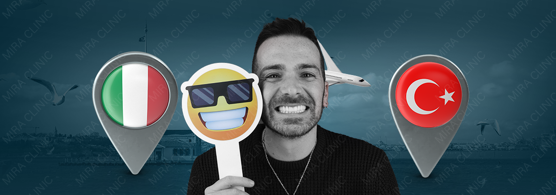 Реальная история пациента: Hollywood Smile Давида Фанелли в Турции