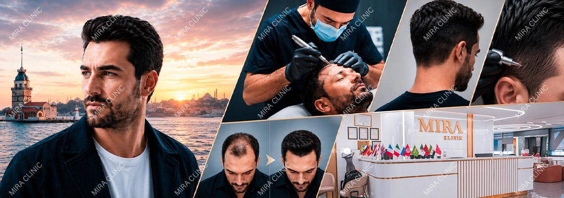 زراعة الشعر بتقنية DHI في تركيا: التكلفة، الأهلية، وما الذي يجب أن تتوقعه